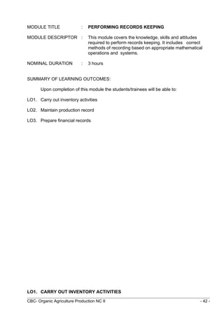 Record Keeping Module CBC Organic Agriculture Production NC II.doc