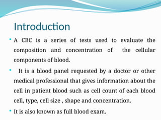 Comprehensive Guide to Complete Blood Count (CBC) Tests and ...
