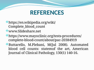 Comprehensive Guide to Complete Blood Count (CBC) Tests and ...