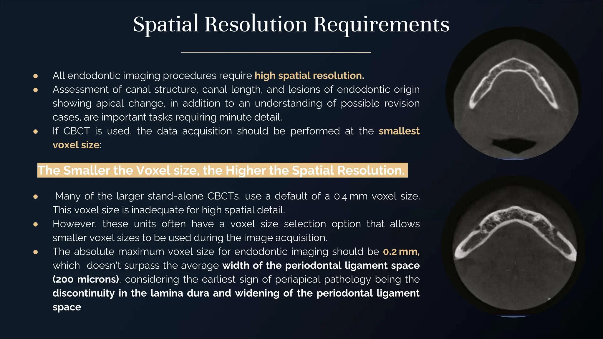 Cbct Resolution CBCT in Endodontics, Uses, Advanatges, Disadvantages, and Recent ...