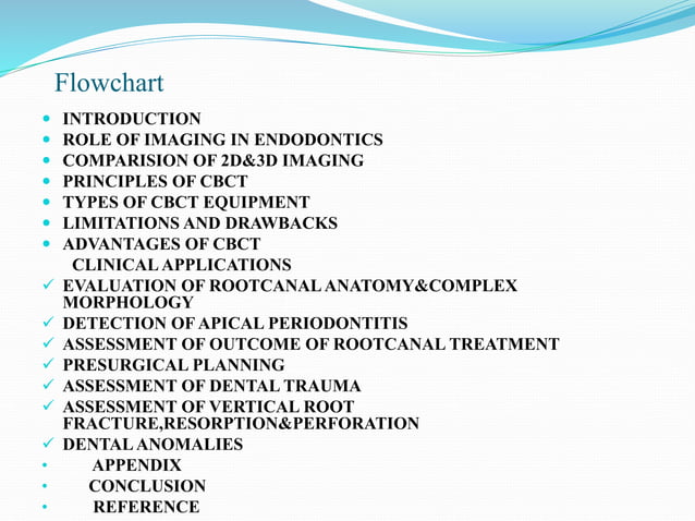 Cbct in endodontics ppt | PPTX