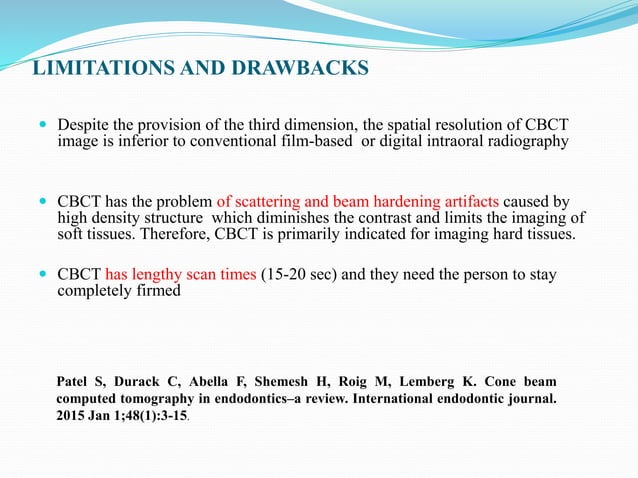 Cbct in endodontics ppt | PPTX
