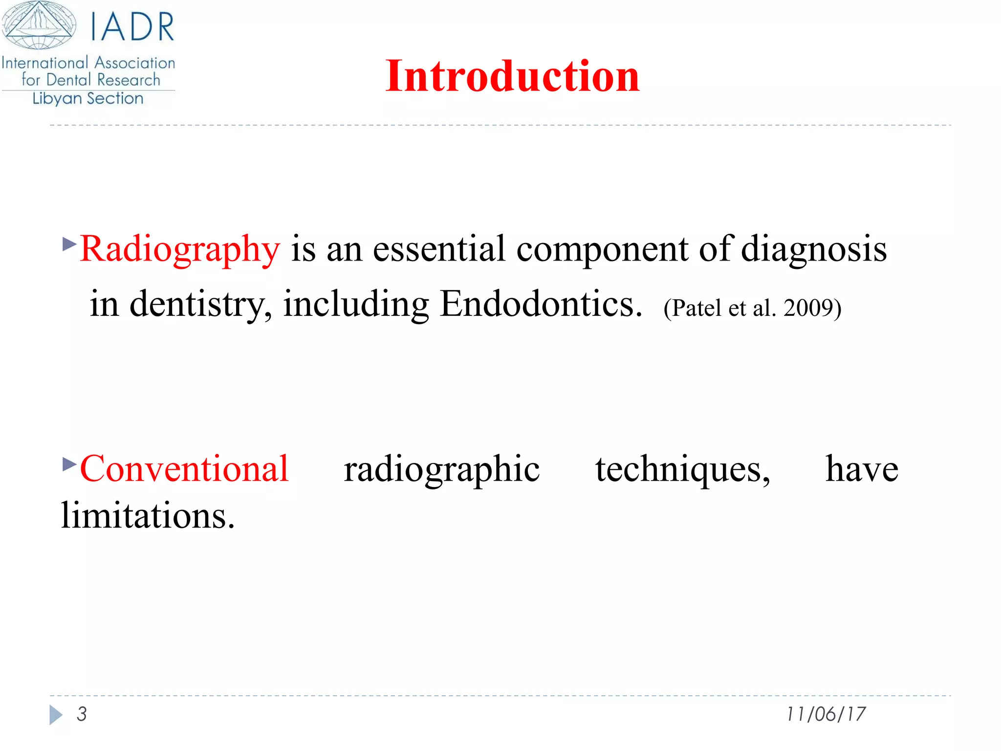 Use of Cone Beam Computed Tomography in Endodontics | PPT