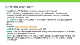 Synergies between climate change adaptation and biodiversity | PDF