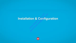 Installation & Configuration
w
w
w
.D
ataC
oncur.com
sachinkkansal@
gm
ail.com
 