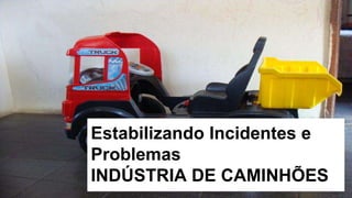 WWW.LIVROLEANIT.COM
Estabilizando Incidentes e
Problemas
INDÚSTRIA DE CAMINHÕES
 