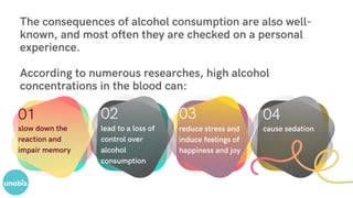 The consequences of alcohol consumption are also well-
known, and most often they are checked on a personal
experience.
Ac...