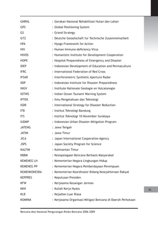 Dissaster Risk Reduction