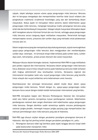 Dissaster Risk Reduction