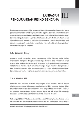 Dissaster Risk Reduction