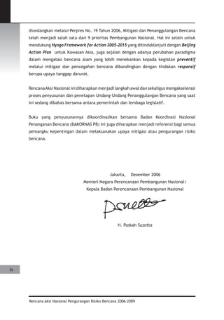 Dissaster Risk Reduction