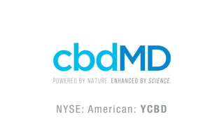 cbdMD  Presentation