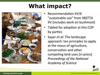 Ten principles to apply at the nexus of agriculture, conservation, and other land uses