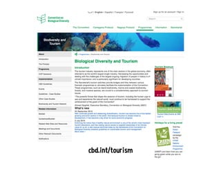 cbd.int/tourism
 