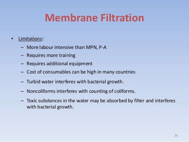 bacteriological analysis of analysis chemical analysis of mpn chart for coliforms