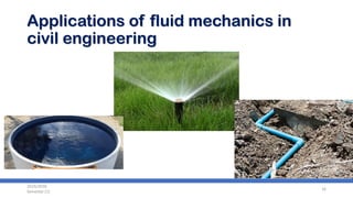 Fluid Mechanics Course - Civil Engineering -Lec 01 | PDF