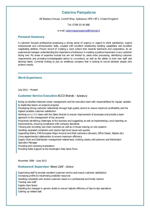 customer service curriculum