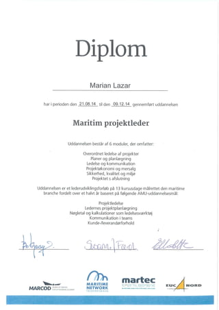 Project Manager - Diplom EUC Nord