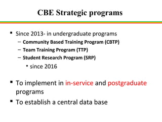 Introduction to Community Based Education and Team Training Program | PPT