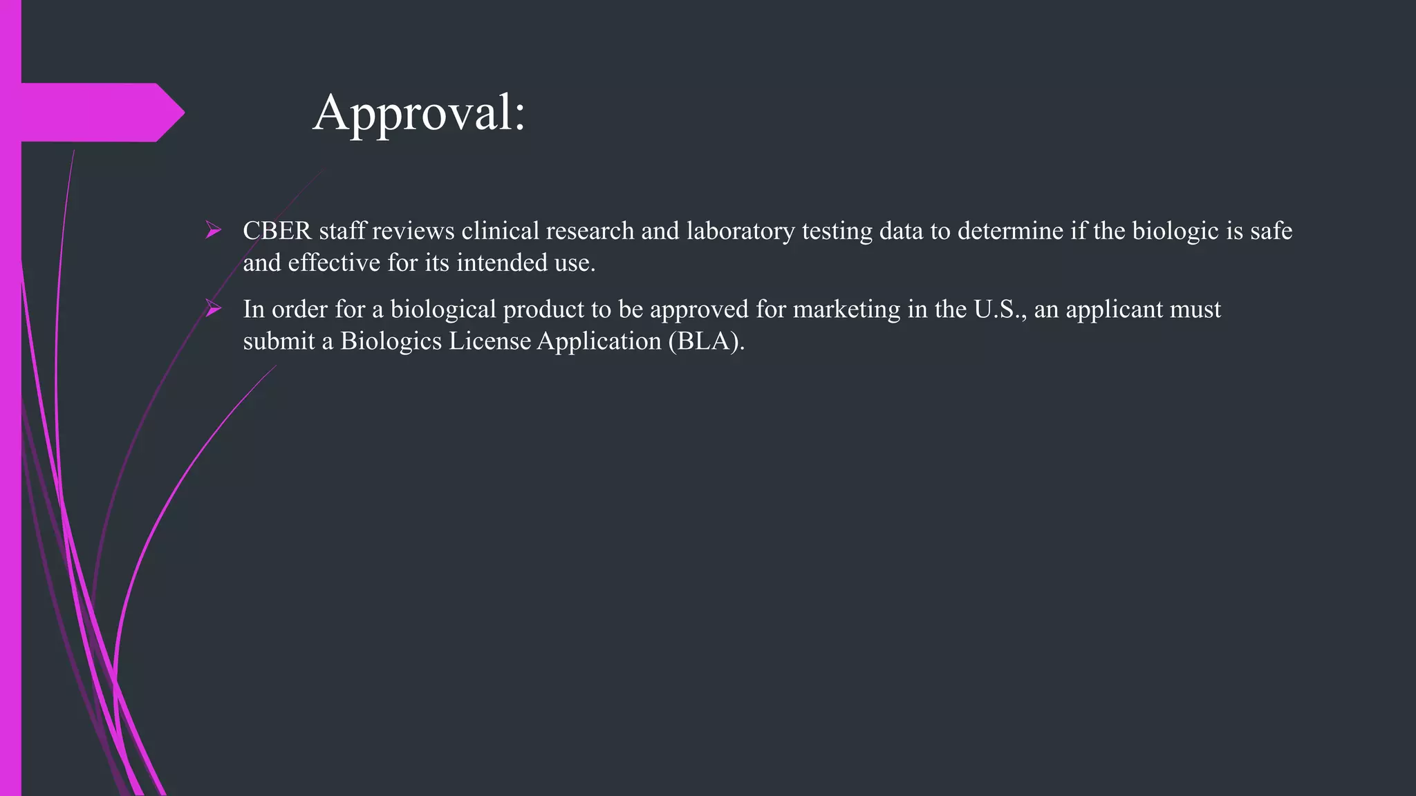 Center for Biologics Evaluation and Research | PPTX