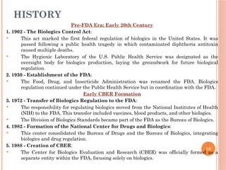 Center for Biologics Evaluation and Research (CBER) PPT | PPTX