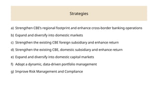 CBE STRATEGIES across all channels of cbe | PPTX