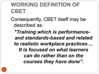 History of CBET | PPTX