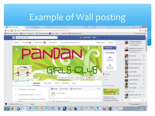 Example of Wall posting
 