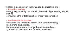 Cerebral blood flow autoregulation and brain energy metabolism | PPTX