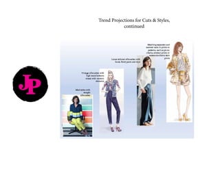 JP
Trend Projections for Cuts & Styles,
continued
 