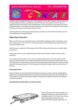 Float Building Guide | PDF