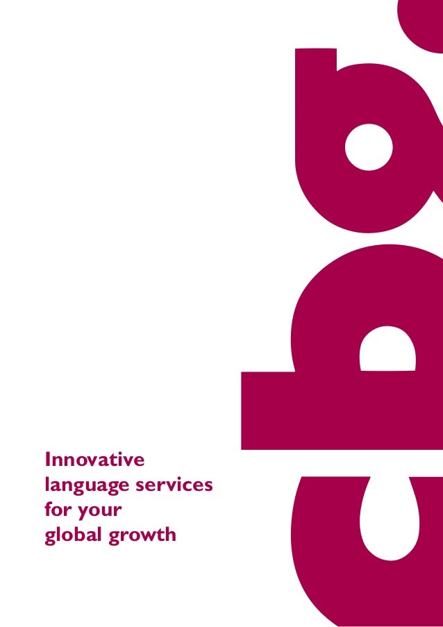 Innovative
language services
for your
global growth
 