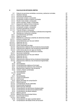 CODIGO BOLIVIANO DEL HORMIGON Cbh 87 | PDF