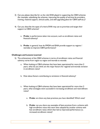Ehia Examples Community-based Health Insurance Program in Ethiopia: Assessing ...