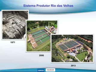 1971
2006
2013
Sistema Produtor Rio das Velhas
 