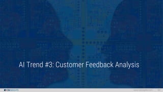 www.cbinsights.com 69
AI Trend #3: Customer Feedback Analysis
 