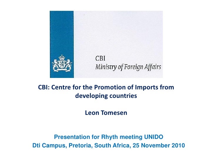 Cbi presentation leon tomesen 2010
