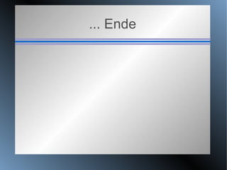 ... Ende 
