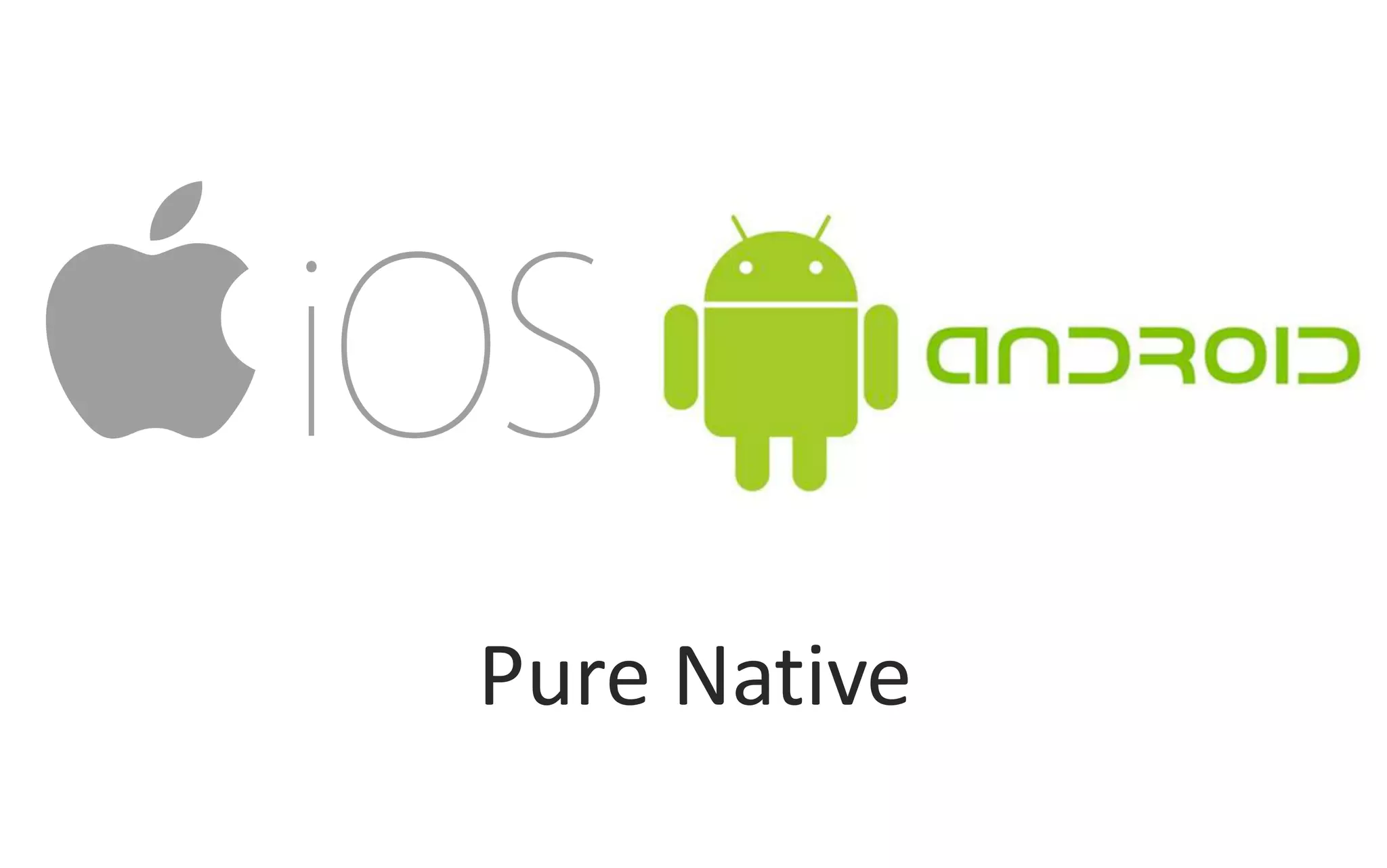 @jacdevos jacques@nreality.com
Pure	
  Native
 