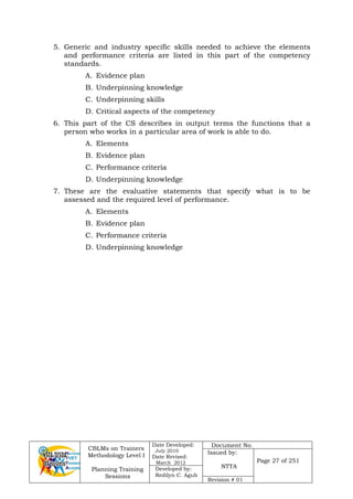Cblm for plan | PDF