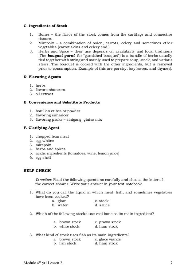 Cblm Lg Gr 10 Tle Commercial Cooking Cookery
