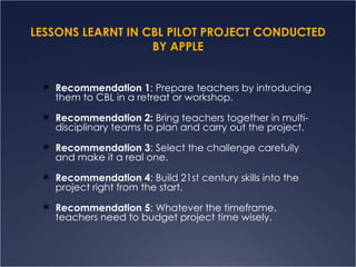 CBL Training Package | PPT