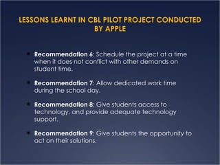 CBL Training Package | PPT