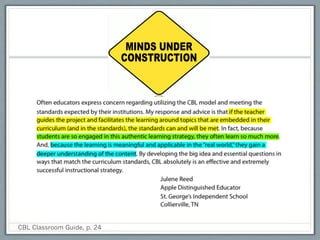 CBL Classroom Guide, p. 24
 