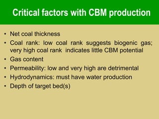 COAL BED METHANE & CO2 SEQUESTRATION | PPTX