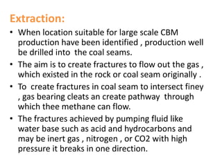 coal bed methane (CBM) | PPTX