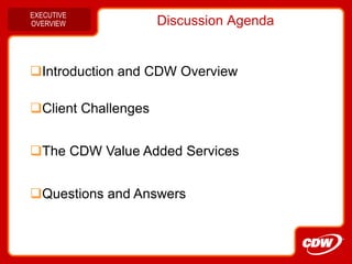 Why CDW | PPTX