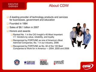 Why CDW | PPTX