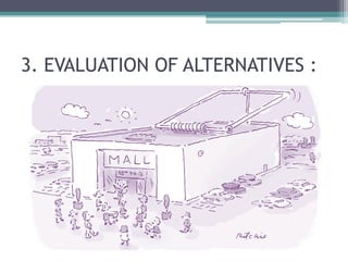 3. EVALUATION OF ALTERNATIVES : 
 