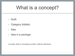 What is a concept? ,[object Object]